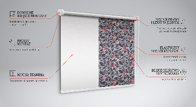 Modern roller blind Pattern