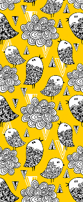 Roller blind for large window Birds