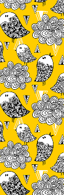 Roller blind for large window Birds