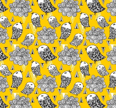 Roller blind for large window Birds
