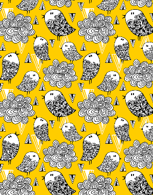 Roller blind for large window Birds