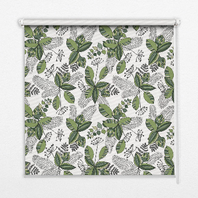 Fabric roller blind Plants