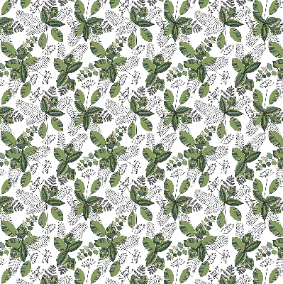 Fabric roller blind Plants