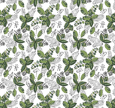 Fabric roller blind Plants