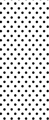 Modern roller blind Black dots