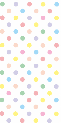 Fabric roller blind Colorful dots