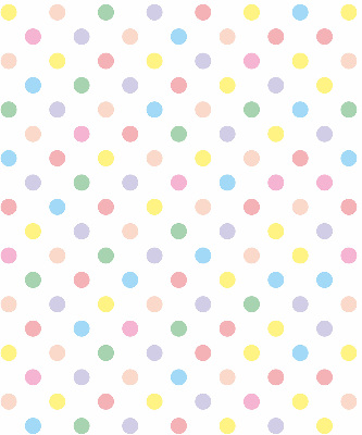 Fabric roller blind Colorful dots