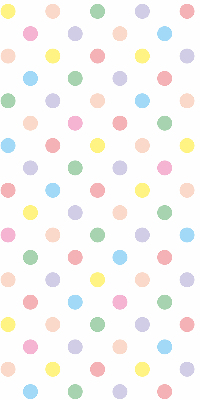 Fabric roller blind Colorful dots