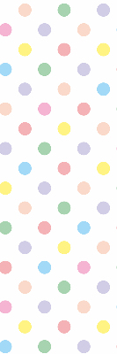 Fabric roller blind Colorful dots