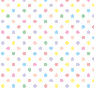 Fabric roller blind Colorful dots