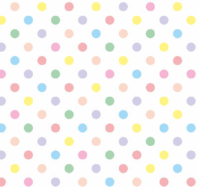 Fabric roller blind Colorful dots