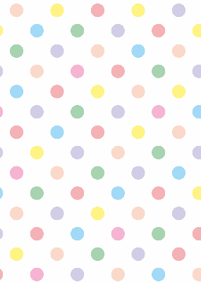 Fabric roller blind Colorful dots