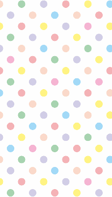 Fabric roller blind Colorful dots