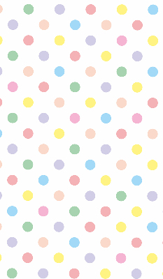 Fabric roller blind Colorful dots