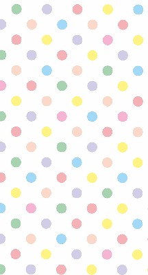 Fabric roller blind Colorful dots