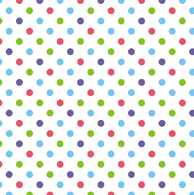 Modern roller blind Colorful dots