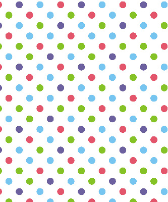 Modern roller blind Colorful dots
