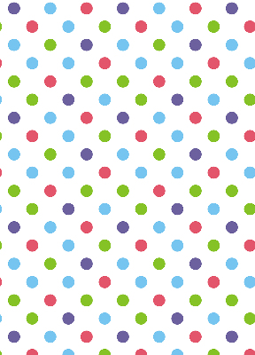Modern roller blind Colorful dots