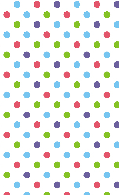 Modern roller blind Colorful dots