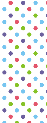 Modern roller blind Colorful dots