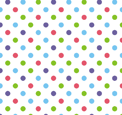Modern roller blind Colorful dots