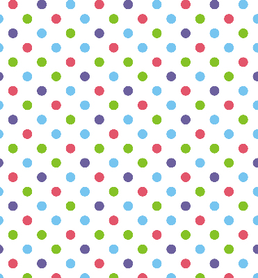 Modern roller blind Colorful dots