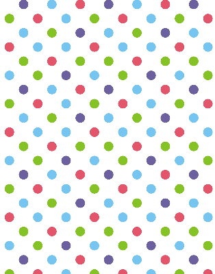 Modern roller blind Colorful dots