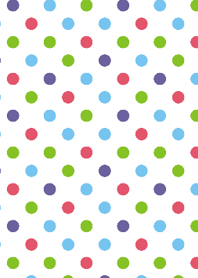 Modern roller blind Colorful dots