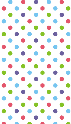 Modern roller blind Colorful dots