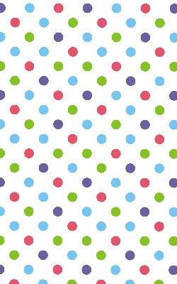 Modern roller blind Colorful dots