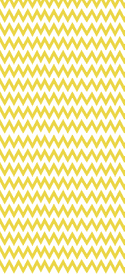 Fabric roller blind Yellow zigzags