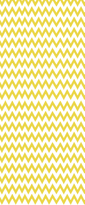 Fabric roller blind Yellow zigzags