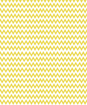 Fabric roller blind Yellow zigzags