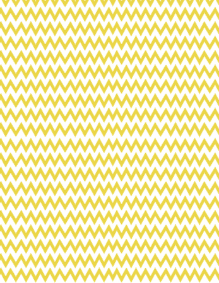 Fabric roller blind Yellow zigzags