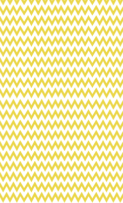 Fabric roller blind Yellow zigzags