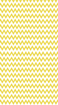 Fabric roller blind Yellow zigzags