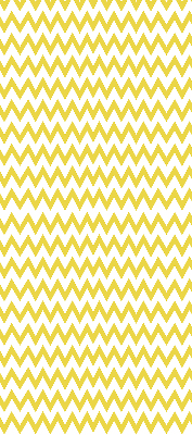 Fabric roller blind Yellow zigzags