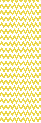 Fabric roller blind Yellow zigzags