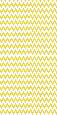 Fabric roller blind Yellow zigzags