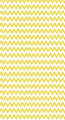 Fabric roller blind Yellow zigzags