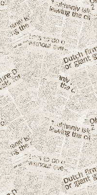 Roller blind for large window Newspapers