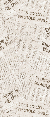 Roller blind for large window Newspapers