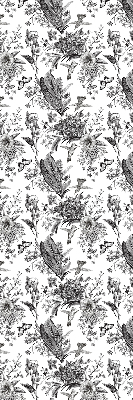 Roller blind for large window Drawn nature