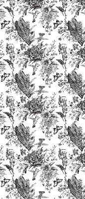 Roller blind for large window Drawn nature
