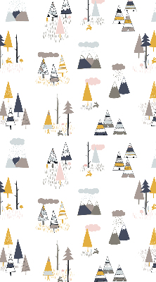 Fabric roller blind Seasons