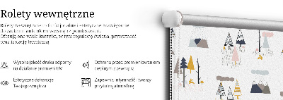 Fabric roller blind Seasons