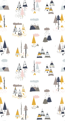 Fabric roller blind Seasons