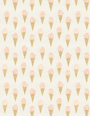 Roller blind for large window Ice-cream