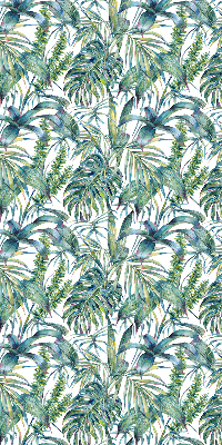 Fabric roller blind Tropical leaves