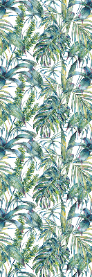 Fabric roller blind Tropical leaves